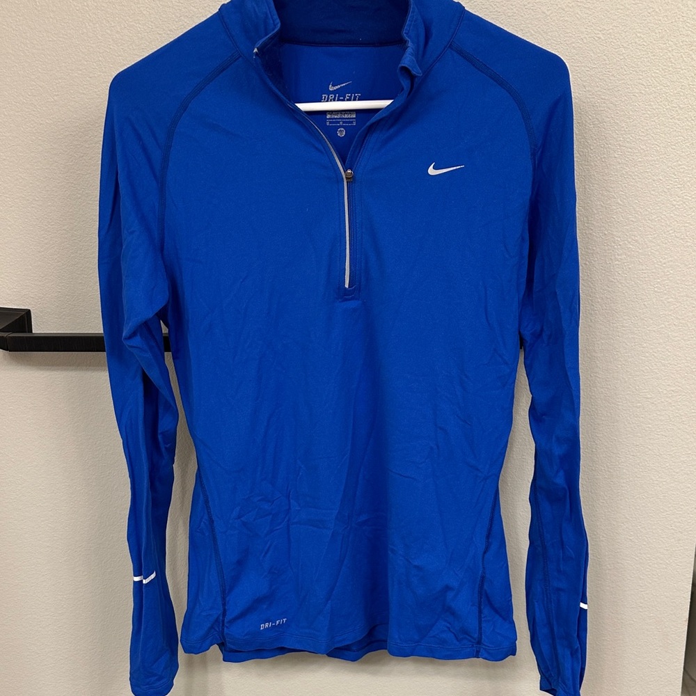 Nike Women's Royal Blue Lightweight Quarterzip